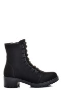 GHETE DAMA PIELE NATURALA INTOARSA NEGRE 1S7782859