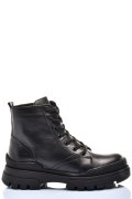 GHETE DAMA PIELE NATURALA NEGRE 222836NP