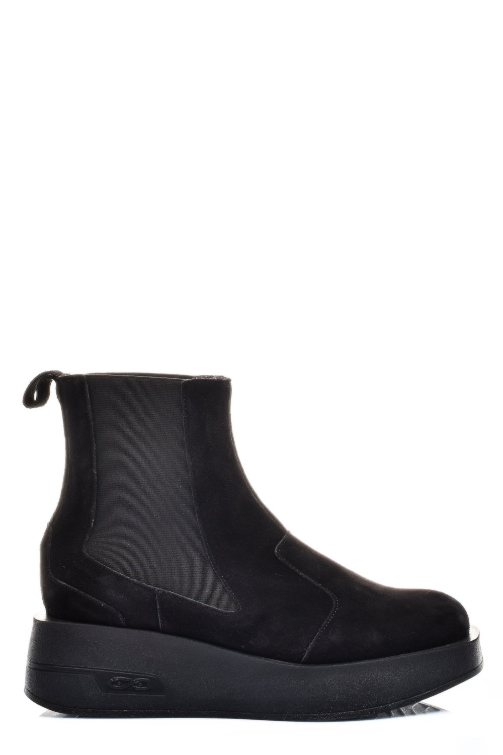 GHETE NEGRE PIELE NATURALA INTOARSA 2S7700