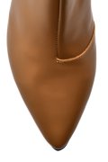 BOTINE DAMA PIELE NATURALA MARO DESCHIS 7S7723