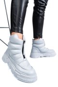 GHETE GRI PIELE NATURALA APCK4003