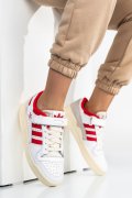 ADIDAS FORUM LOW 84, PANTOFI SPORT WHITE RED