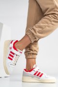 ADIDAS FORUM LOW 84, PANTOFI SPORT WHITE RED
