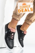 U.S. POLO ASSN, PANTOFI SPORT BLACK PINK ONITA