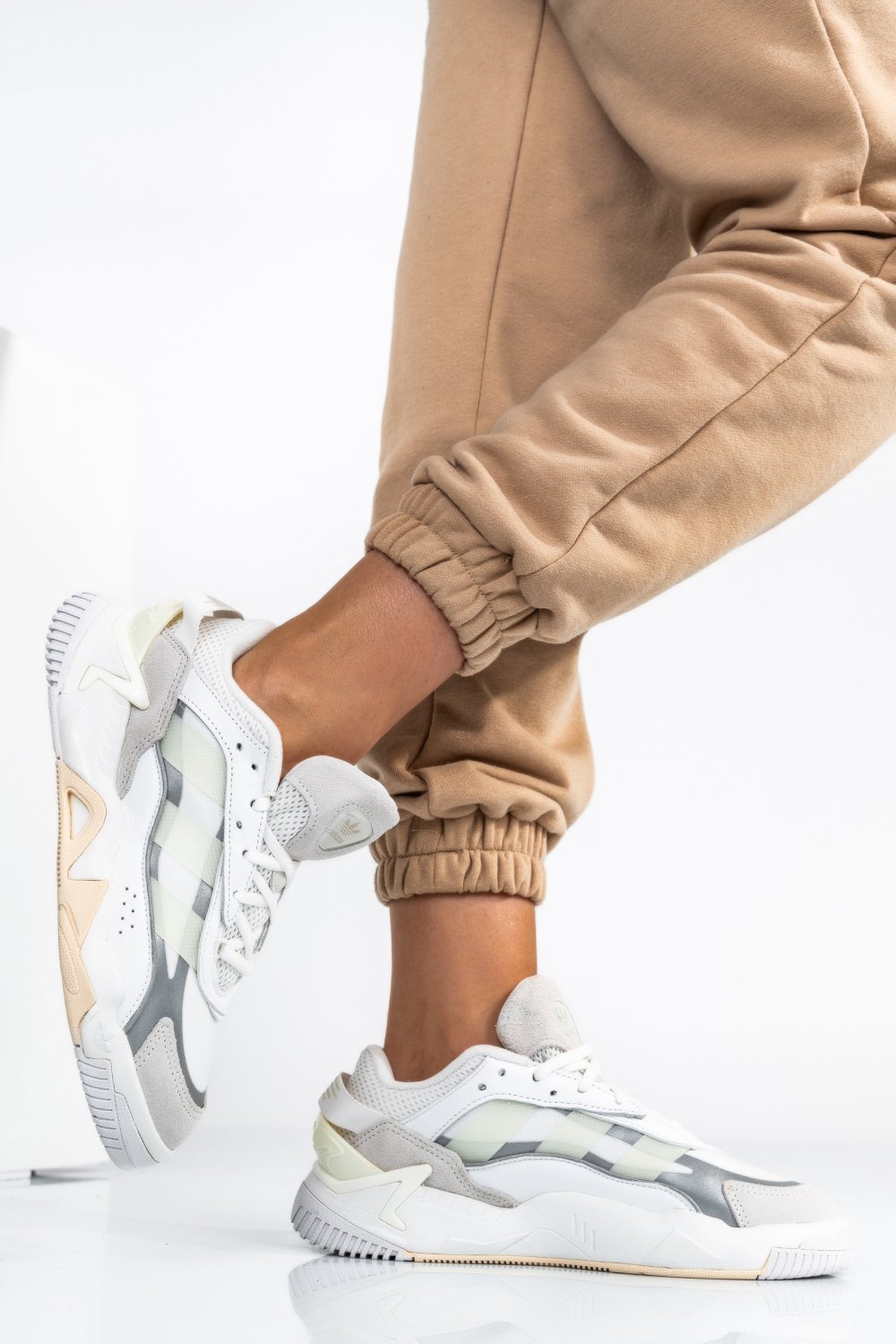 ADIDAS NITEBALL II, PANTOFI SPORT WHITE BEIGE