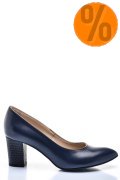 PANTOFI DAMA GUBAN PIELE NATURALA NAVY TOC IMPLETIT 3S77292