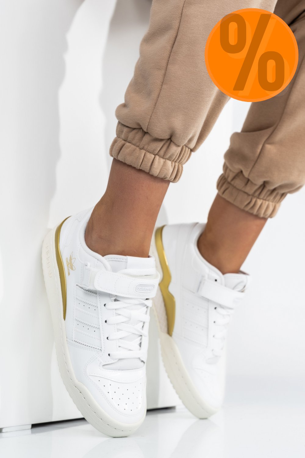 ADIDAS FORUM LOW W, PANTOFI SPORT WHITE