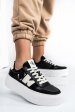 Calvin klein jeans ck cupsole flatform mix, pantofi sport black