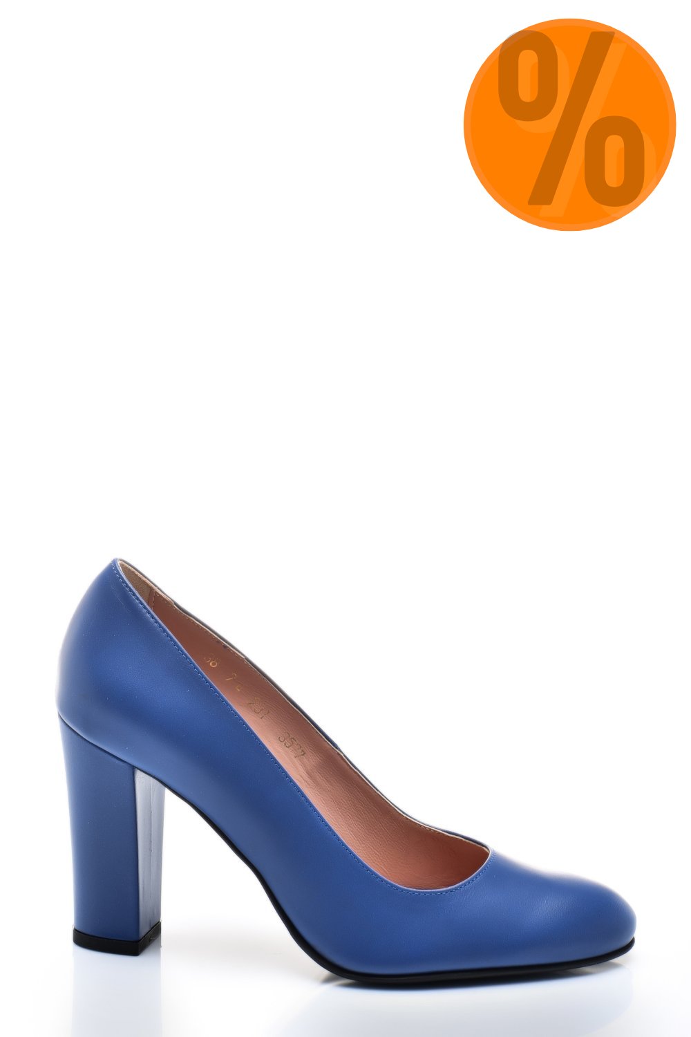 PANTOFI DAMA GUBAN PIELE NATURALA ALBASTRI 3S77577