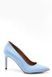 Pantofi dama guban piele naturala lacuita bleu 1s77206