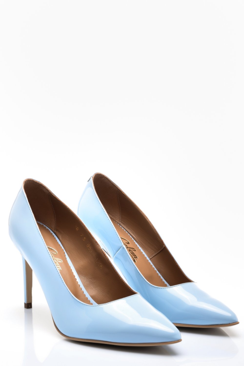 PANTOFI DAMA GUBAN PIELE NATURALA LACUITA BLEU 1S77206