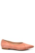 PANTOFI PORTOCALII PIELE NATURALA INTOARSA 1S77467P