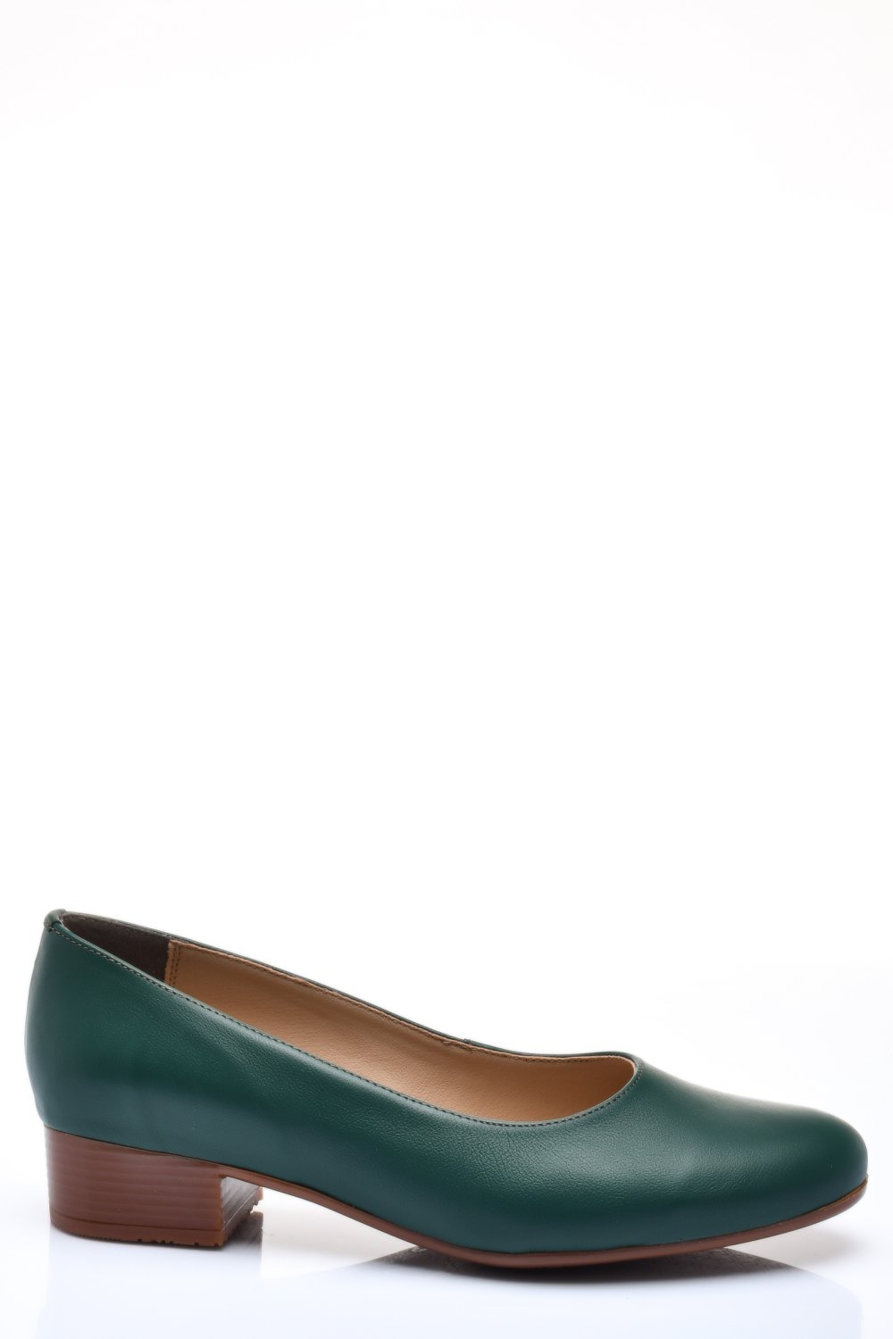 PANTOFI DAMA PIELE NATURALA VERZI CU TOC MARO 2S77040