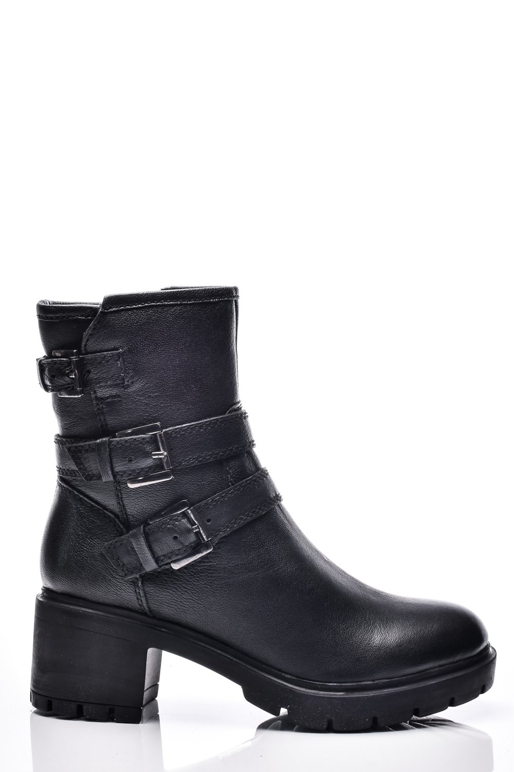 GHETE DAMA PIELE NATURALA NEGRE TOC MIC 7S77768