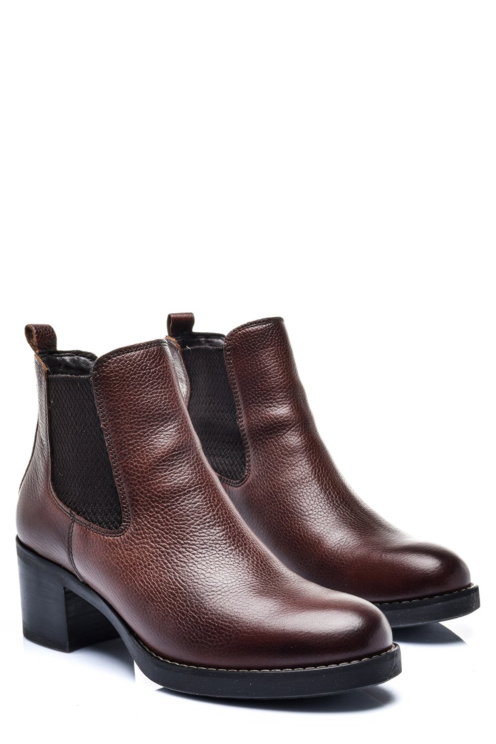 GHETE DAMA PIELE NATURALA MARO INCHIS TOC MIC 2S77571