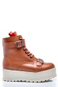GHETE DAMA PIELE NATURALA MARO DESCHIS 3S7700