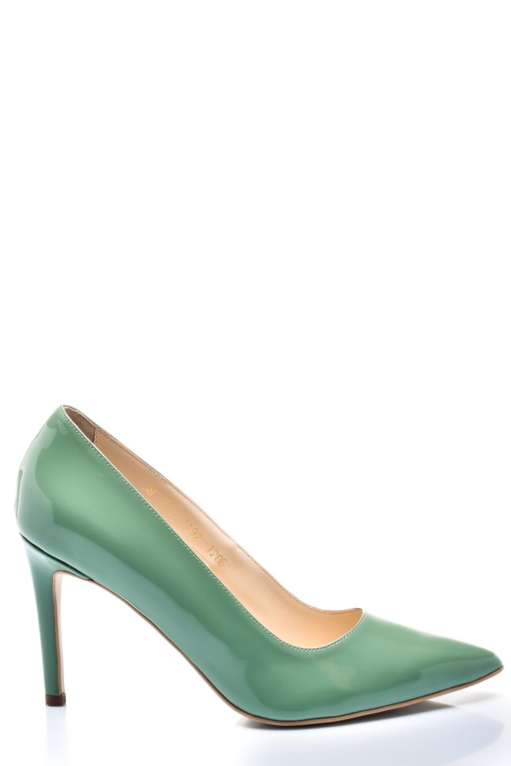 PANTOFI DAMA GUBAN PIELE NATURALA VERDE DESCHIS 1S77206