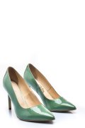 PANTOFI DAMA GUBAN PIELE NATURALA VERDE DESCHIS 1S77206