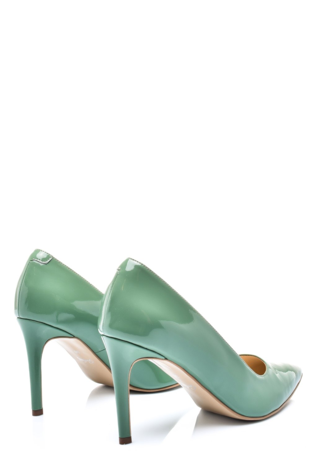 PANTOFI DAMA GUBAN PIELE NATURALA VERDE DESCHIS 1S77206