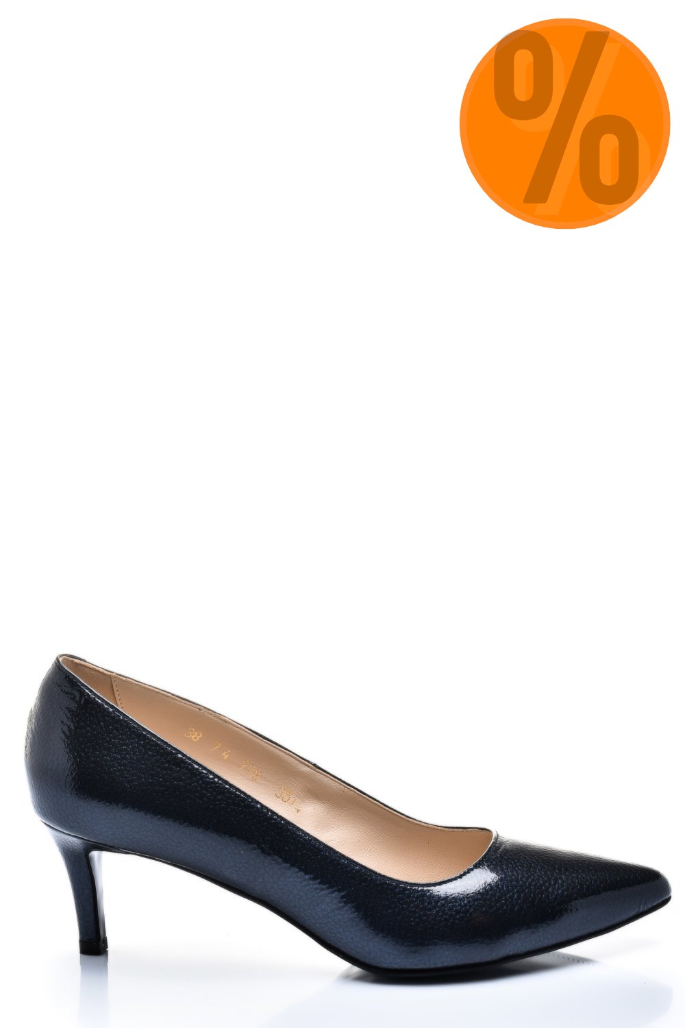 PANTOFI DAMA GUBAN PIELE NATURALA LACUITA BLEUMARIN 3S77514