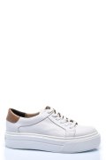 PANTOFI SPORT DAMA PIELE NATURALA ALB MARO 3S77001B