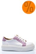 PANTOFI SPORT DAMA PIELE NATURALA WHITE PURPLE 3S77000