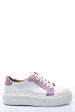 Pantofi sport dama piele naturala white purple 3s77000