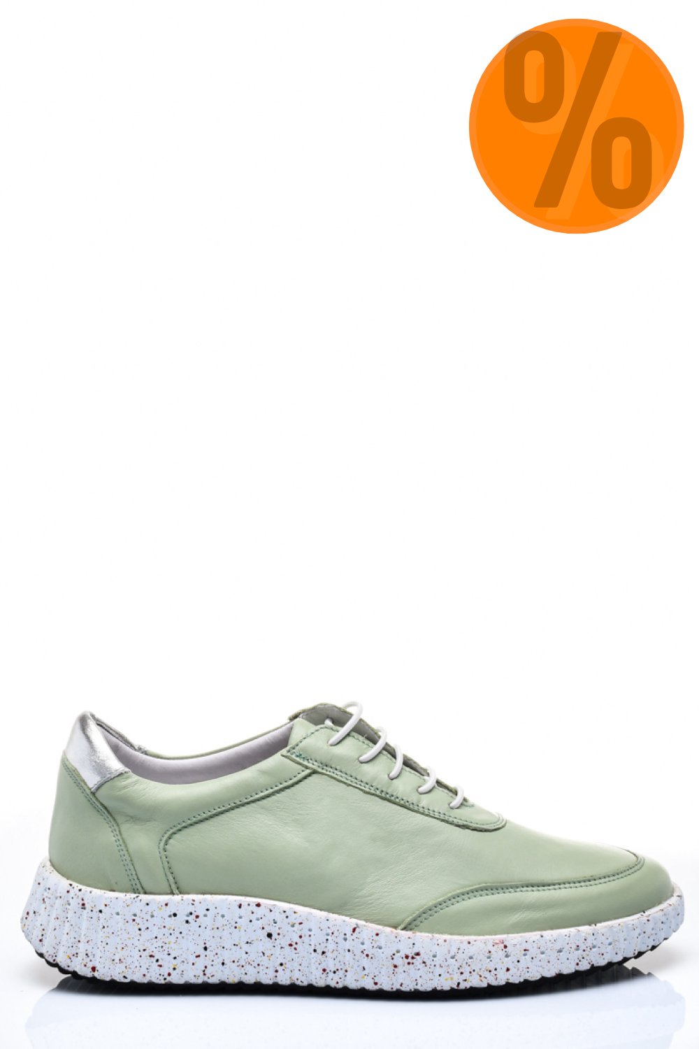 PANTOFI SPORT VERZI PIELE NATURALA 231688NP