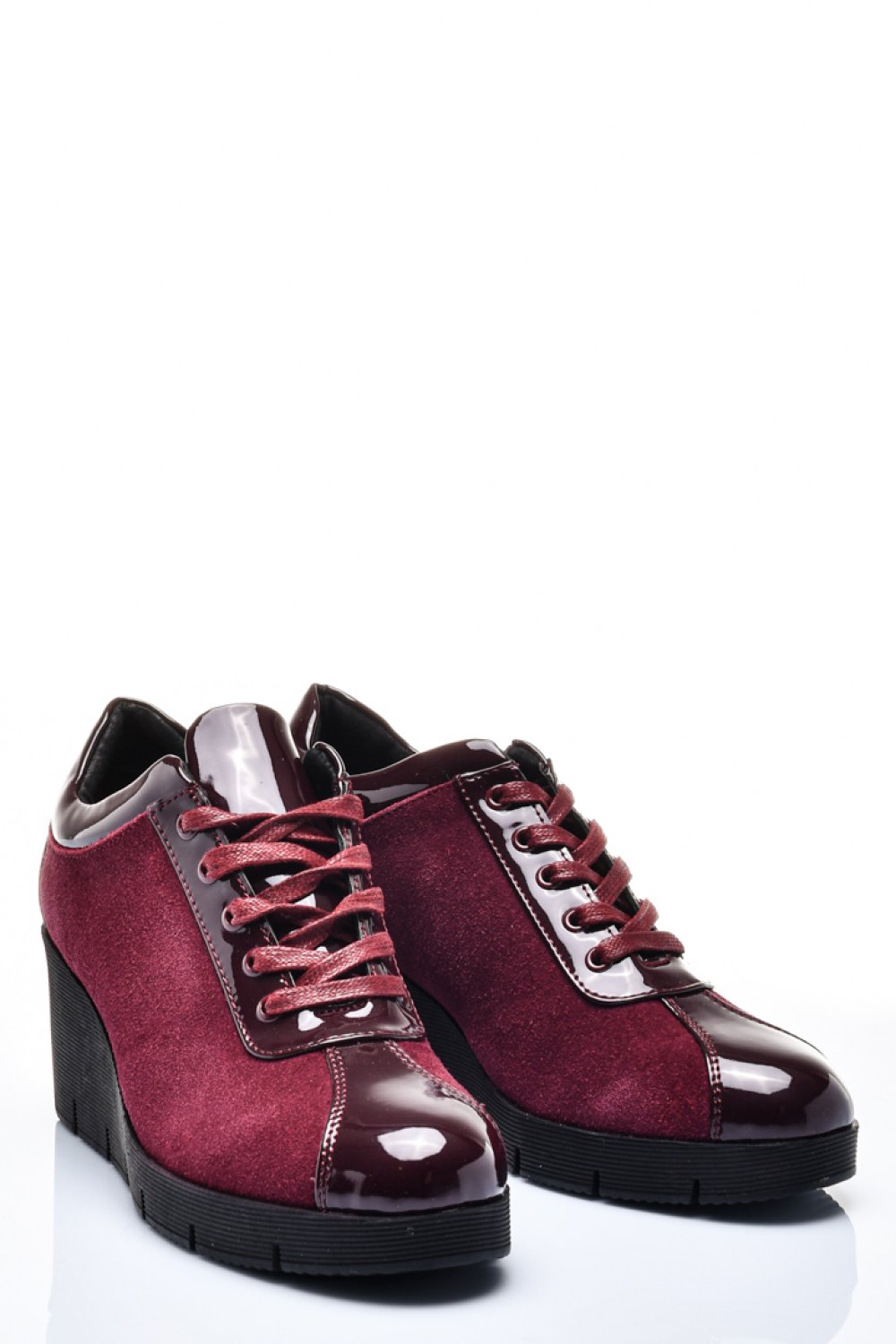 SNEAKERS BORDO PIELE NATURALA INTOARSA ADA101048