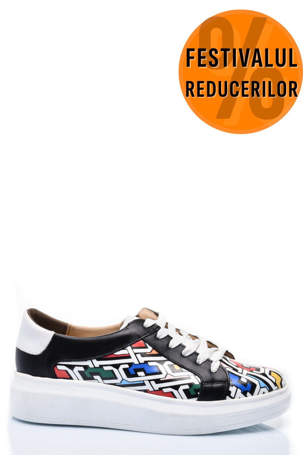 PANTOFI SPORT FEMEI PIELE NATURALA NEGRI 3S77000