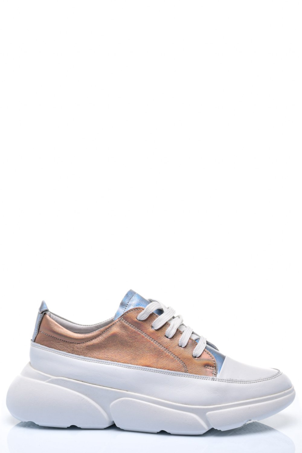 PANTOFI SPORT ALBI PIELE NATURALA 2S7711608NP-HOR