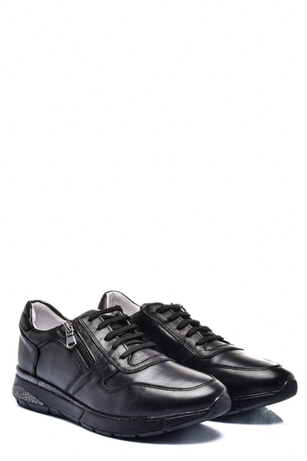 PANTOFI SPORT NEGRI PIELE NATURALA 231687NP