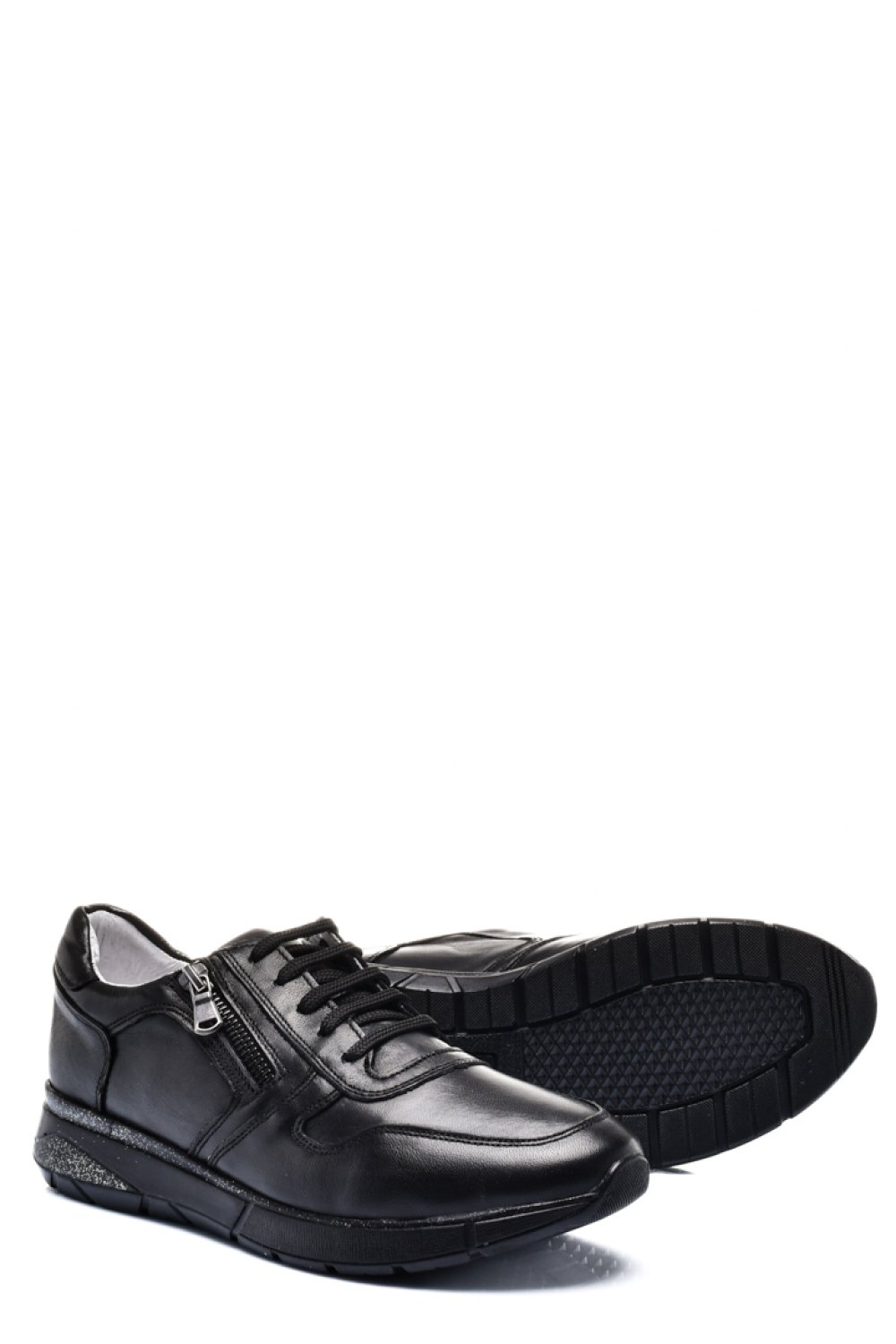PANTOFI SPORT NEGRI PIELE NATURALA 231687NP