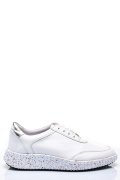 PANTOFI SPORT ALBI PIELE NATURALA 231688NP