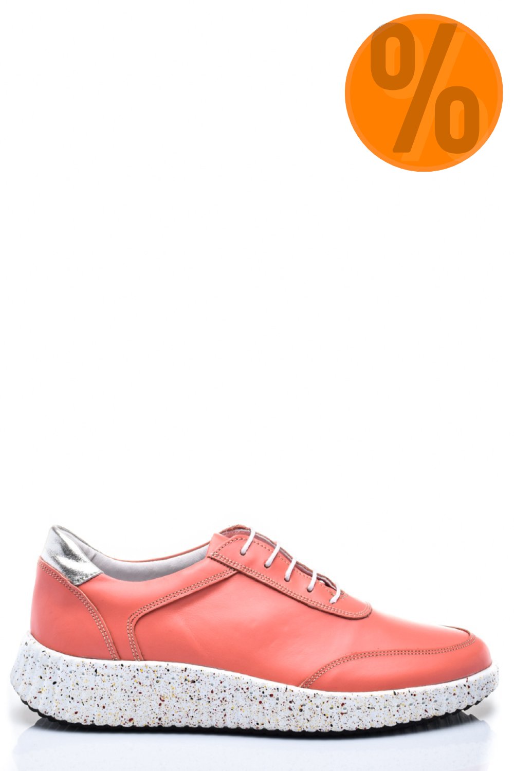 PANTOFI SPORT ROZ PIELE NATURALA 231688NP