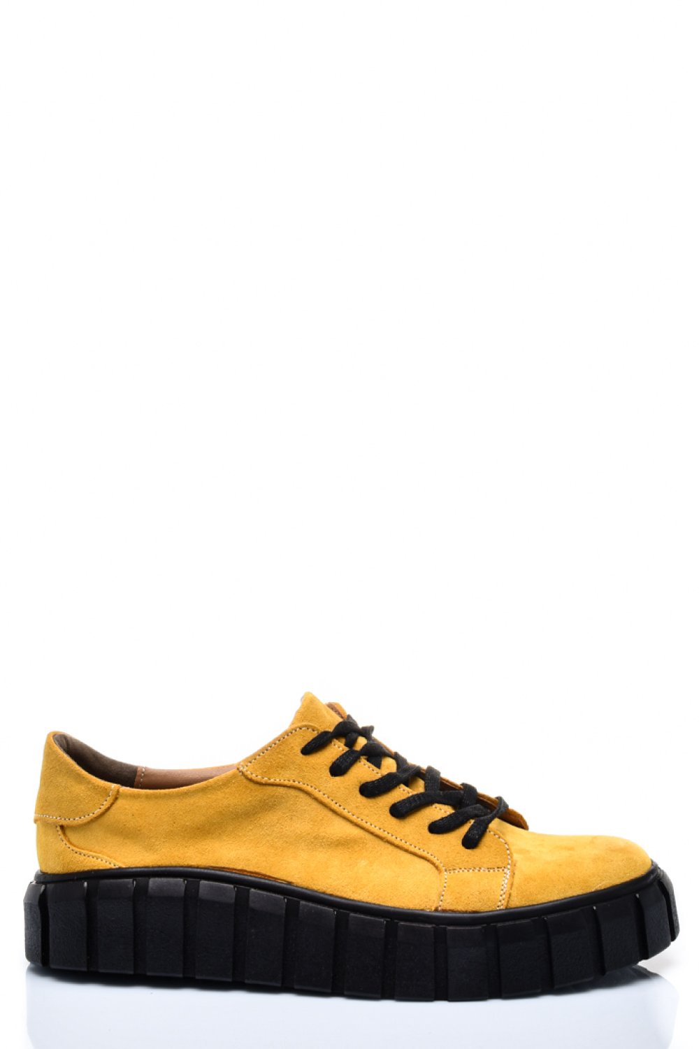 PANTOFI SPORT GALBENI PIELE NATURALA INTOARSA 3S77011