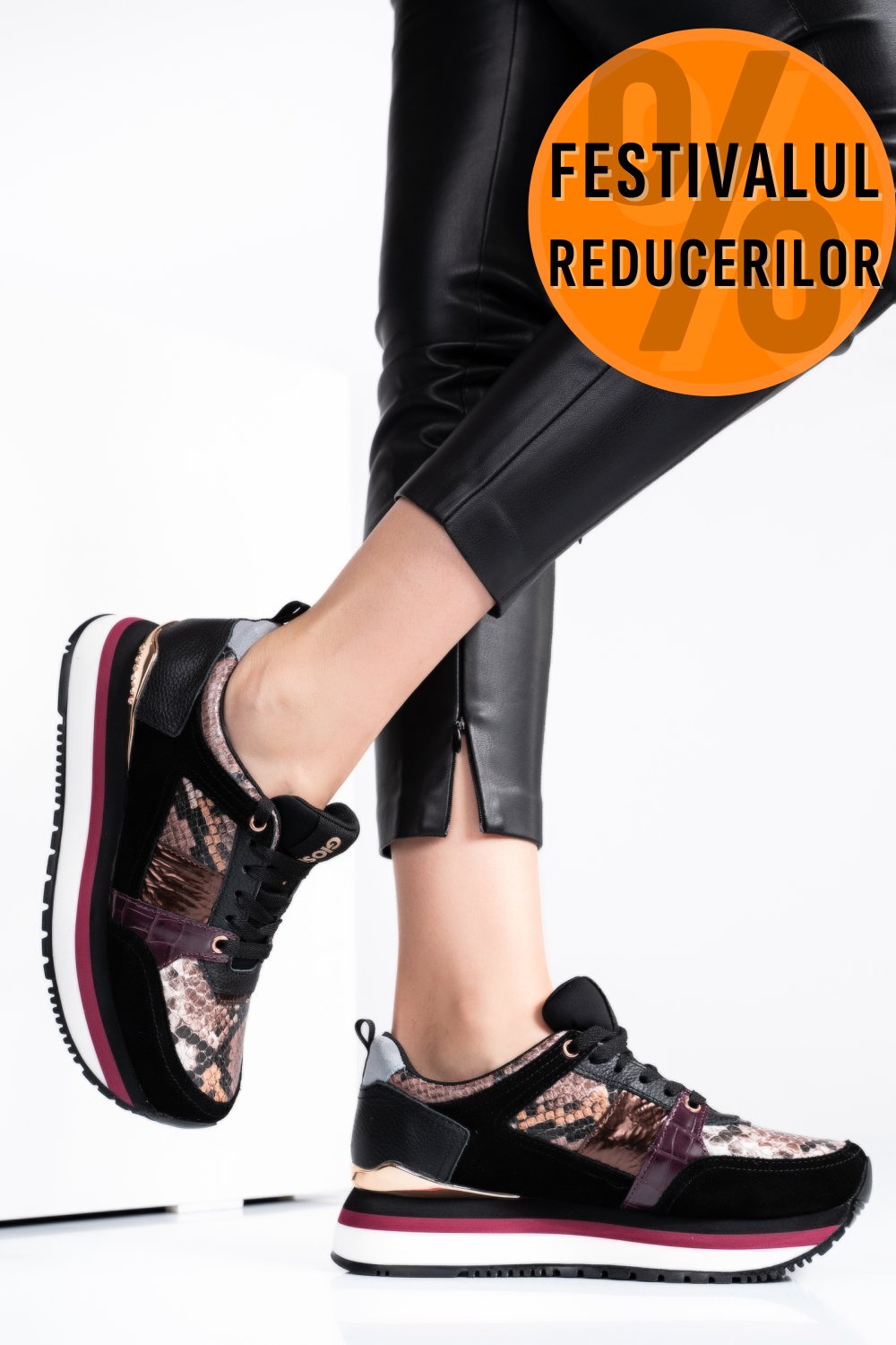 PANTOFI SPORT BLACK SNK 6S770854
