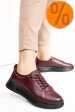 Pantofi sport bordo piele naturala 7s77202