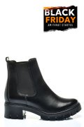 GHETE FEMEI PIELE NATURALA NEGRE VB083204
