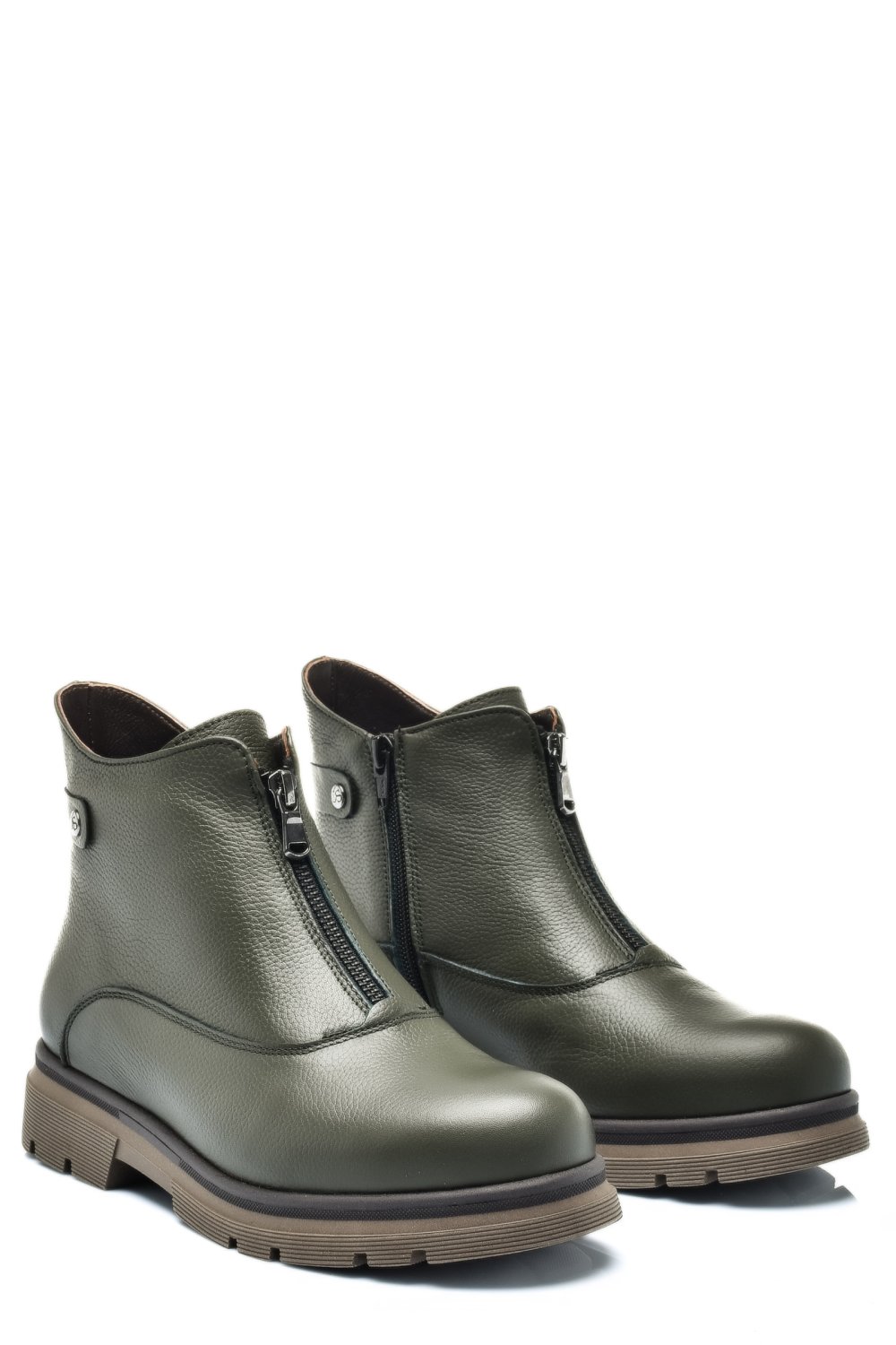 GHETE DAMA PIELE NATURALA KHAKI 232-035FL