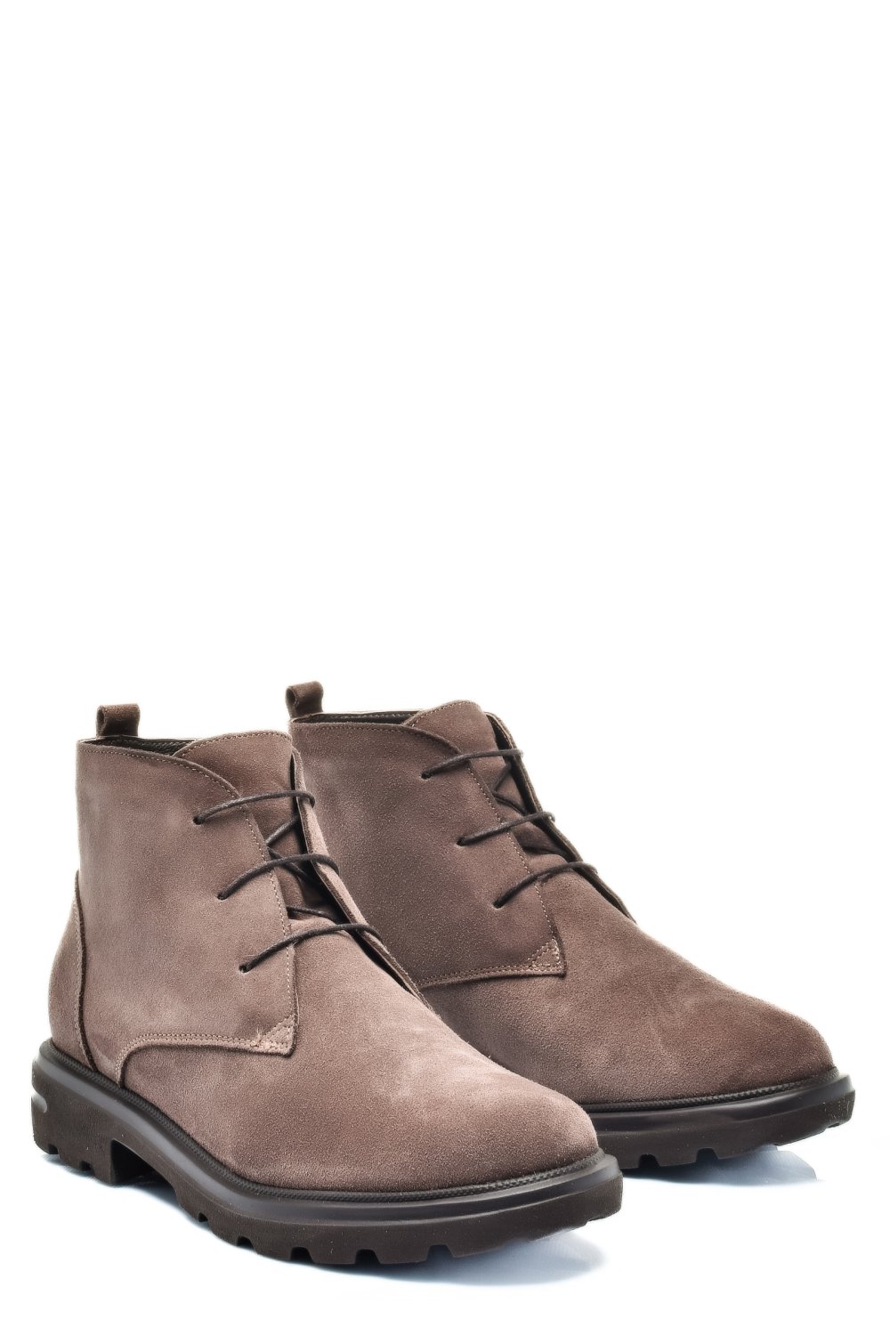 GHETE DAMA PIELE NATURALA INTOARSA TAUPE 2S7732-004SP