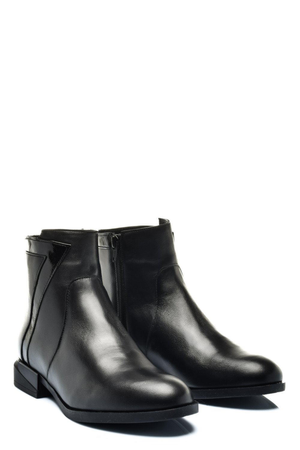GHETE FEMEI PIELE NATURALA NEGRE 2S7732-006NP-NPK