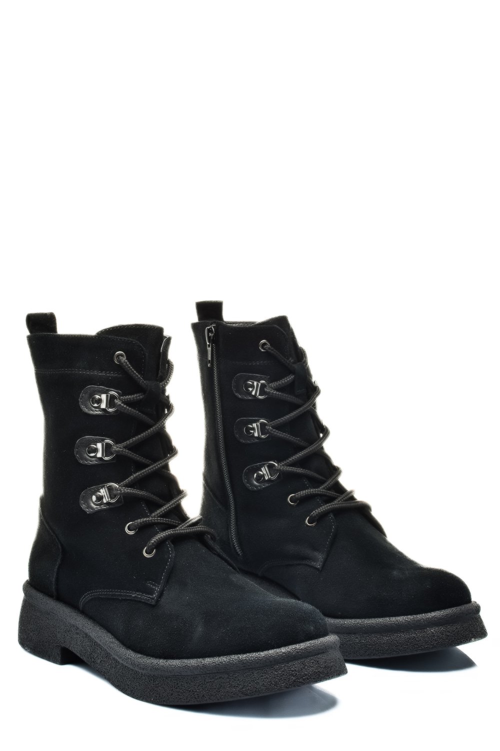 GHETE FEMEI PIELE NATURALA INTOARSA NEGRE 2S7732-050SP