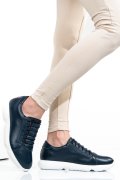 PANTOFI SPORT ALBASTRI PIELE NATURALA 1S7768