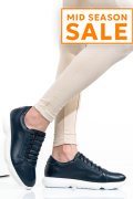 PANTOFI SPORT ALBASTRI PIELE NATURALA 1S7768