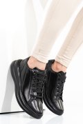 PANTOFI SPORT NEGRI PIELE NATURALA 4S7737