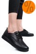 Pantofi negri piele naturala 5s7766