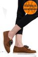 Mocasini maro piele naturala 2s7735