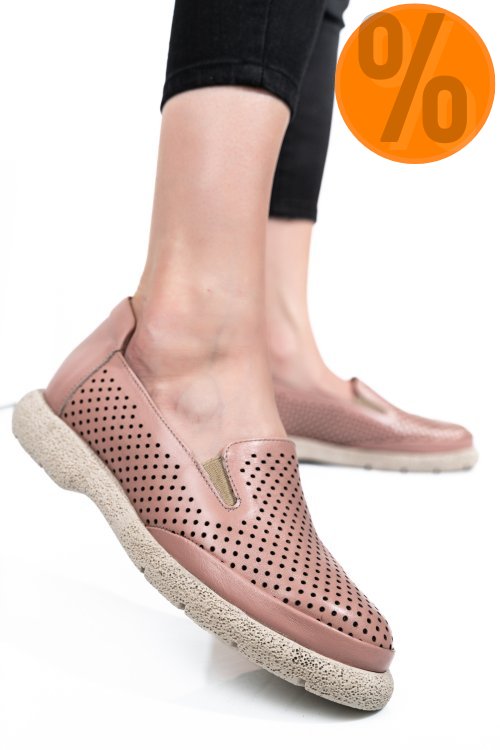 Espadrile roz piele naturala 4s7715