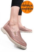 ESPADRILE ROZ PIELE NATURALA 4S7715